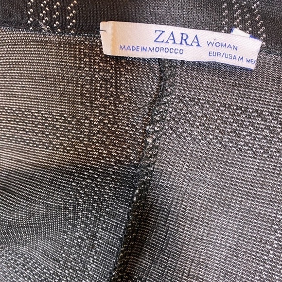 ⭐️ZARA Plaid Flannel Front Zip Long Sleeve Shirt Romper - Picture 5 of 5